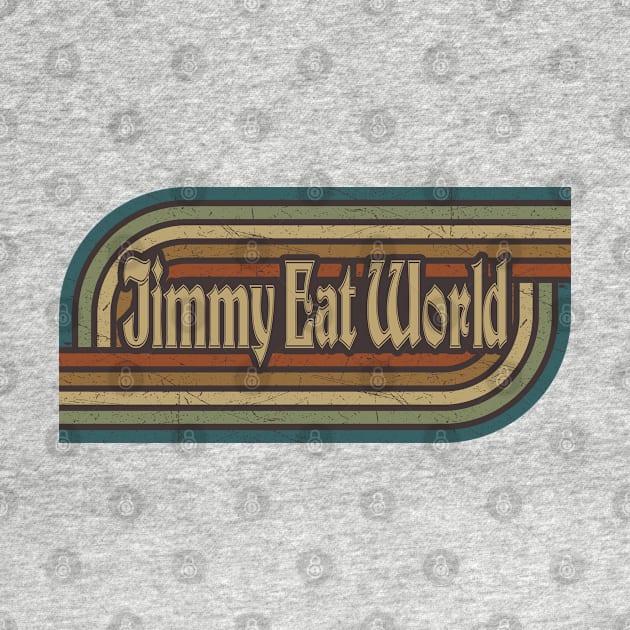 Jimmy Eat World Vintage Stripes by paintallday